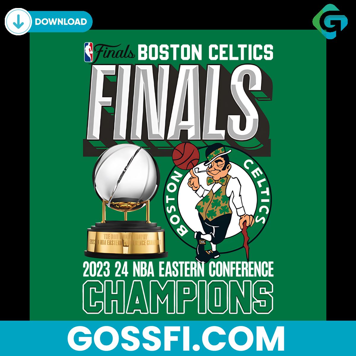 boston-celtics-finals-2024-champions-nba-eastern-conference-trophy-png