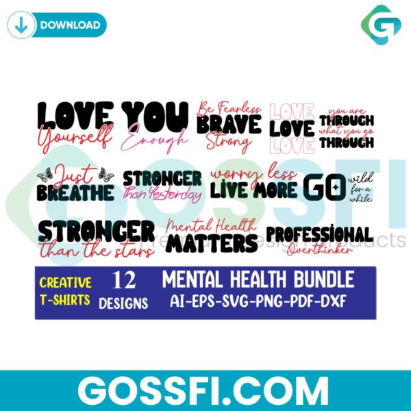 12-inspirational-svg-bundle-mental-health