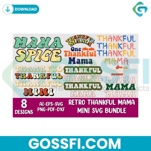 8-retro-thankful-mama-mini-svg-bundle