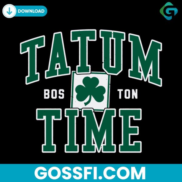 tatum-time-boston-basketball-nba-svg-digital-download